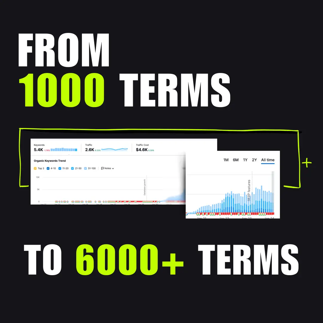 From 1000 Terms To 6000+ Terms